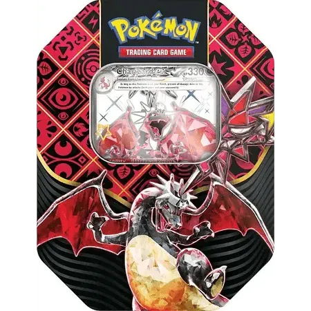 Scarlet & Violet Paldean Fates Tin - Shiny Charizard ex