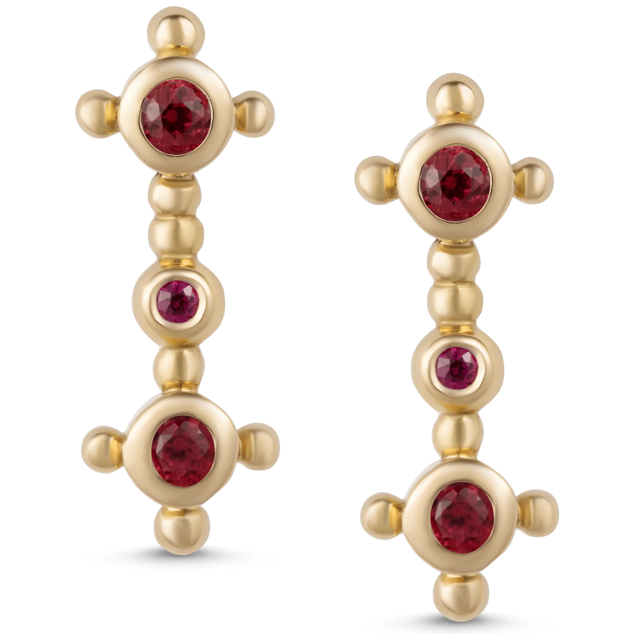 Scepter Cardinal Long Studs