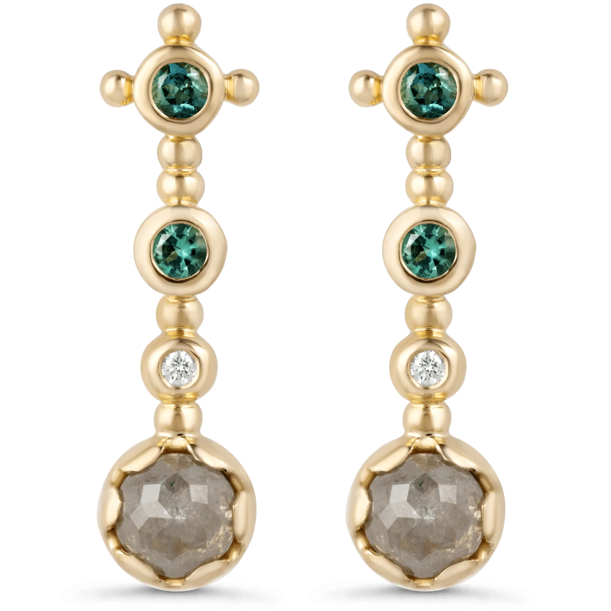 Scepter Hidden Star Earrings