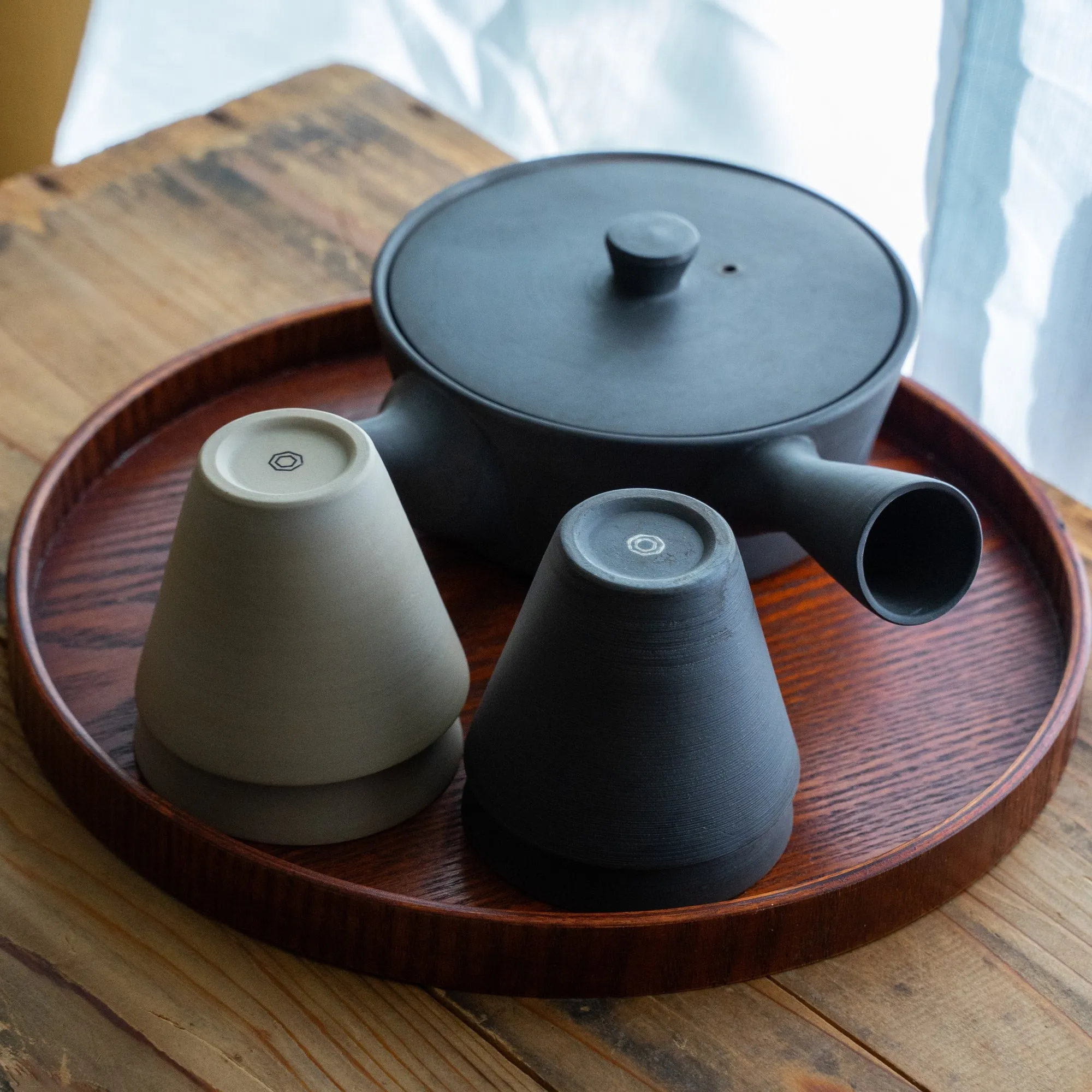 Sencha320 Kyusu/Tea Pot (Matte Black)