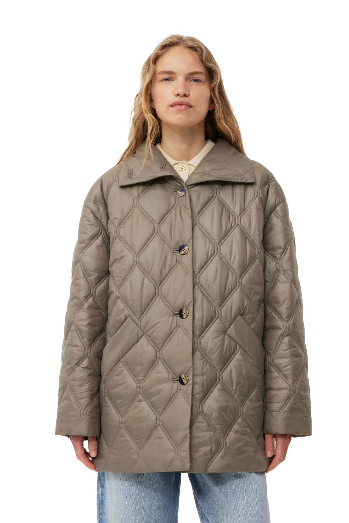 Shiny Quilt Jacket