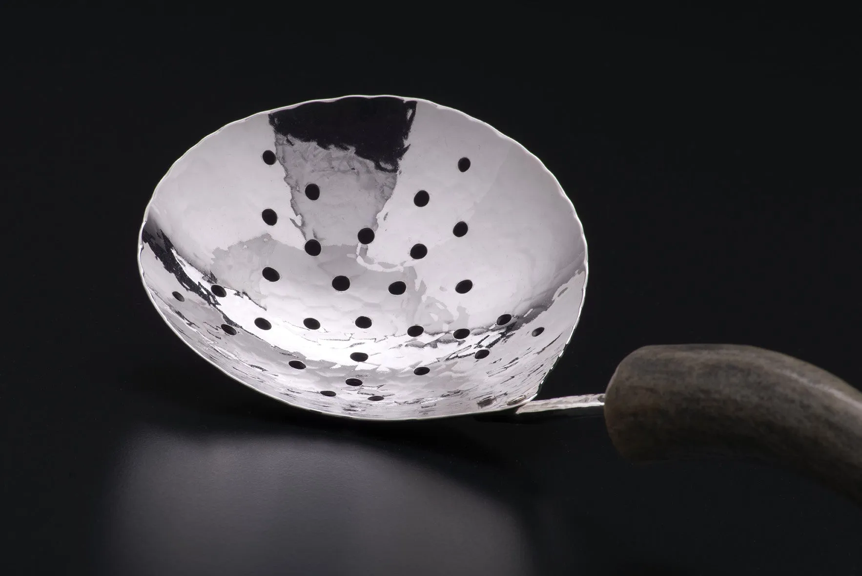 Silver Star Pattern Berry Spoon