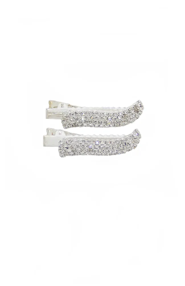 Slide Rhinestone Barrettes