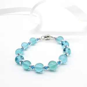 Small Shiny Round Beaded Bracelet