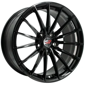 SPACWHEELS SW56 8,5X18" BLANK ET30 CB73,1 GLOSSY BLACK