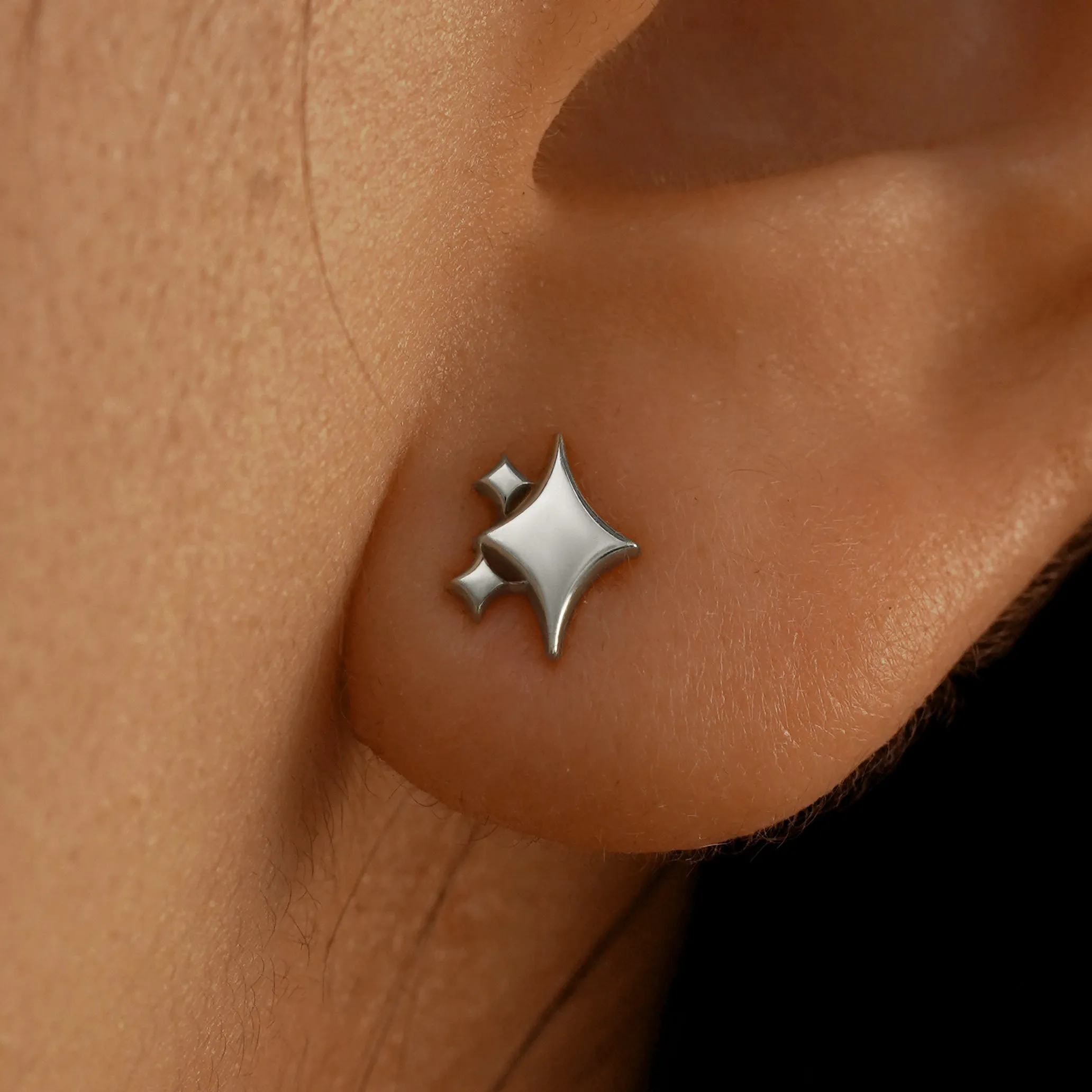 Sparkly Emoji Earring
