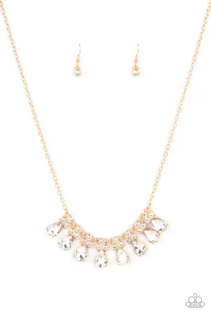 Sparkly Ever After - Gold Necklace