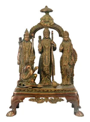 Sri Ram Darbar-Brass Statuette