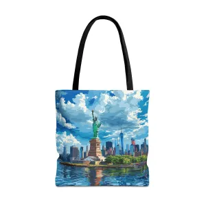 Statue of Liberty Tote Bag - Carry the Spirit of Liberty, Wherever You Roam! Available in 3 sizes.