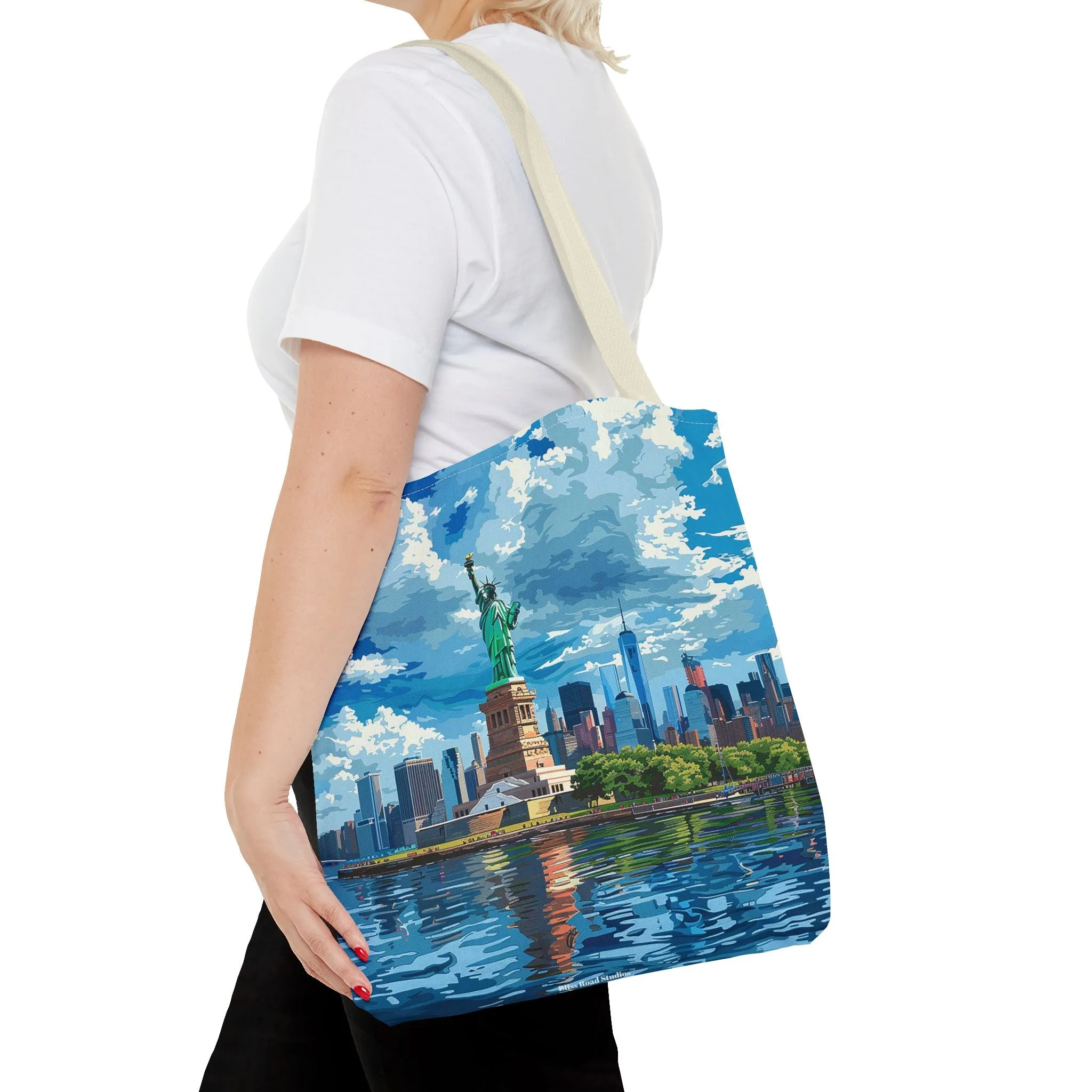 Statue of Liberty Tote Bag - Carry the Spirit of Liberty, Wherever You Roam! Available in 3 sizes.