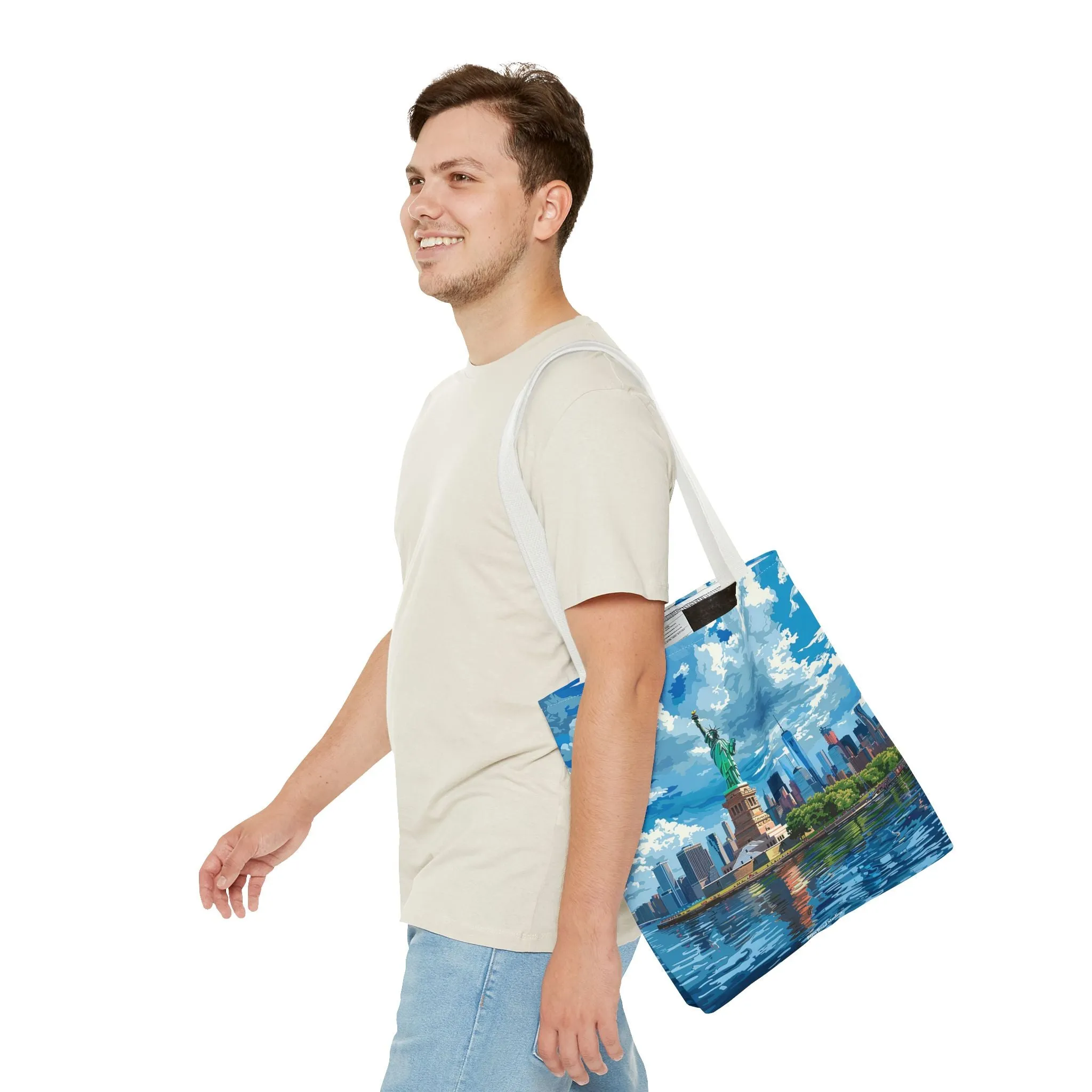 Statue of Liberty Tote Bag - Carry the Spirit of Liberty, Wherever You Roam! Available in 3 sizes.