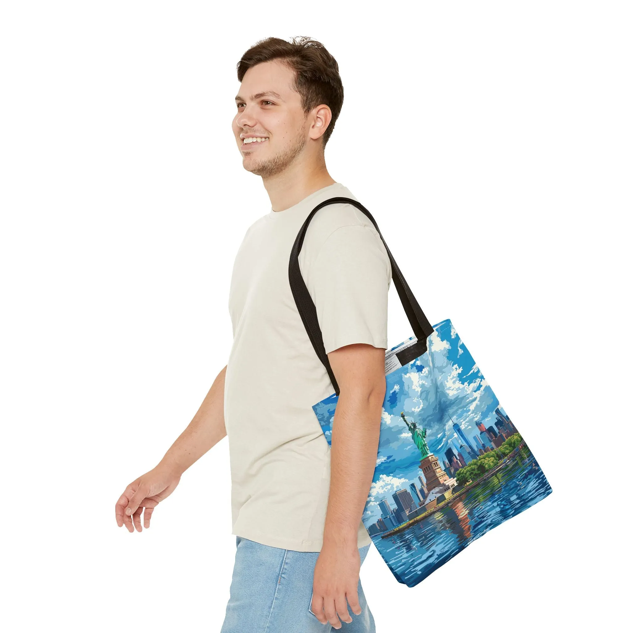 Statue of Liberty Tote Bag - Carry the Spirit of Liberty, Wherever You Roam! Available in 3 sizes.