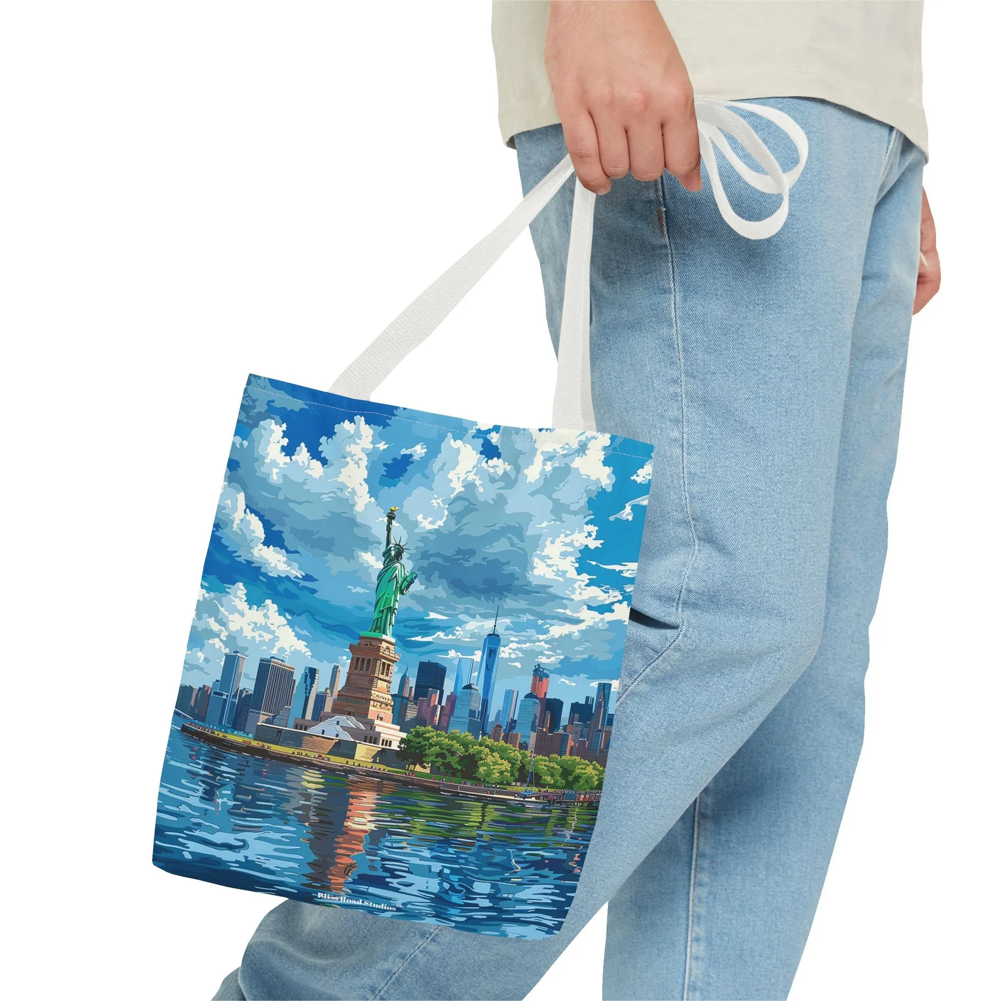 Statue of Liberty Tote Bag - Carry the Spirit of Liberty, Wherever You Roam! Available in 3 sizes.