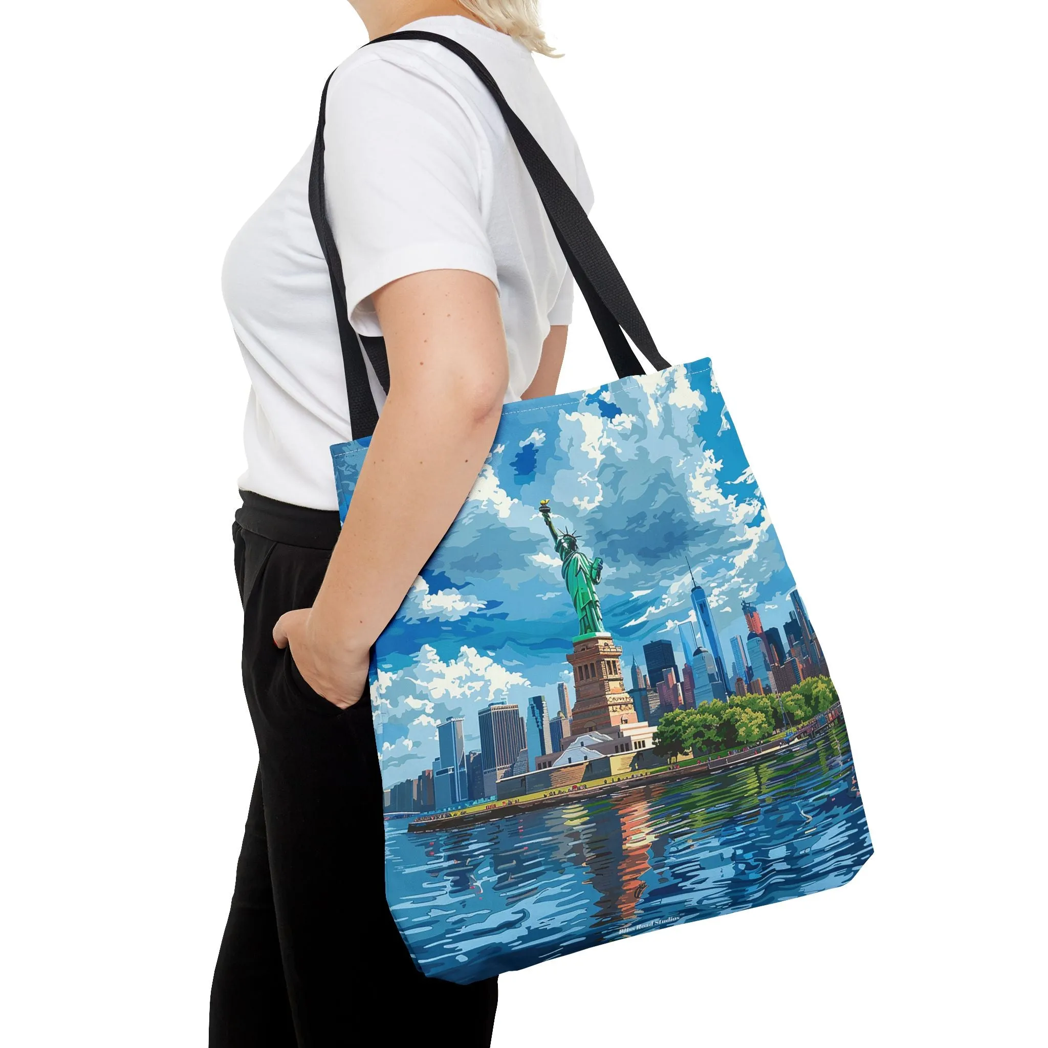 Statue of Liberty Tote Bag - Carry the Spirit of Liberty, Wherever You Roam! Available in 3 sizes.