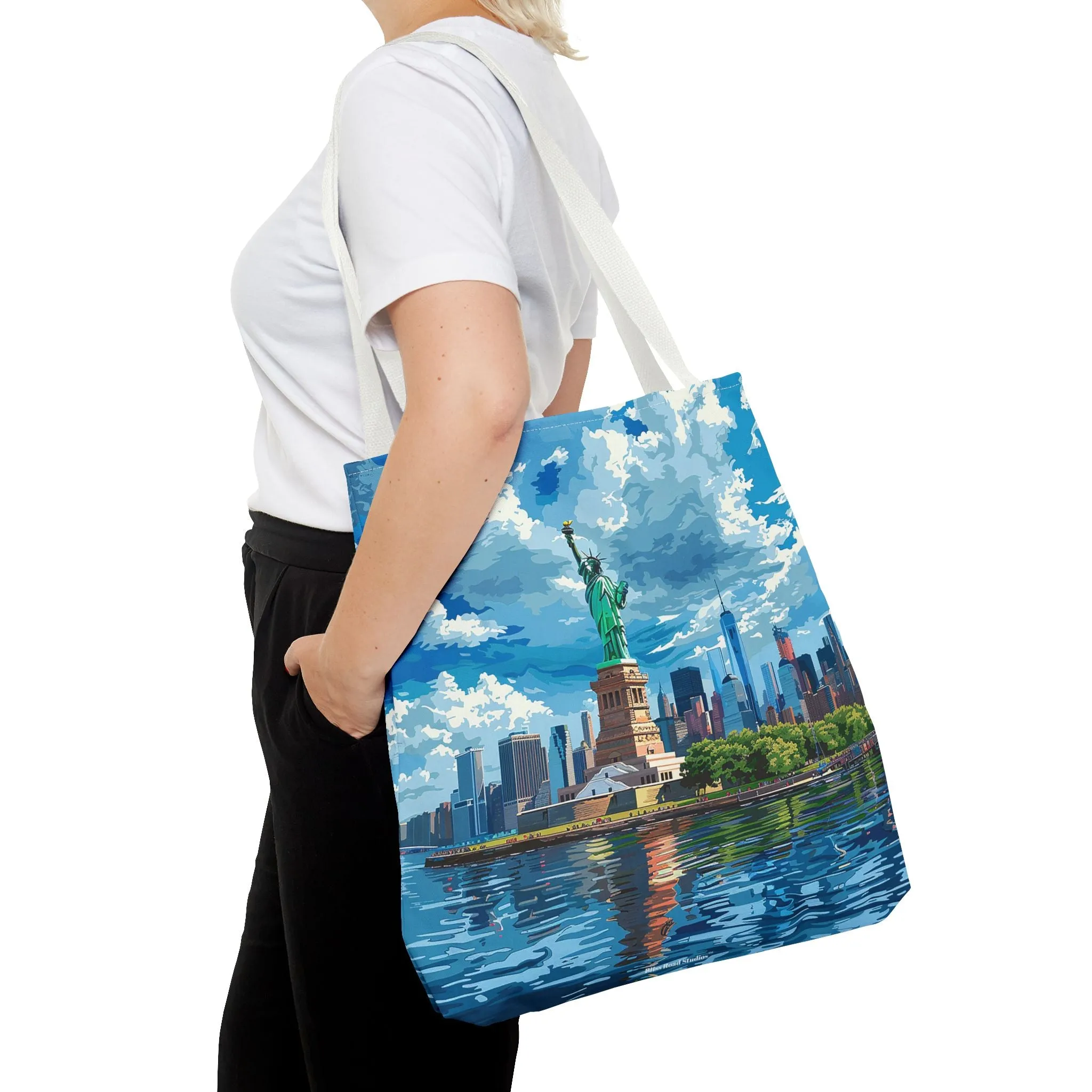 Statue of Liberty Tote Bag - Carry the Spirit of Liberty, Wherever You Roam! Available in 3 sizes.