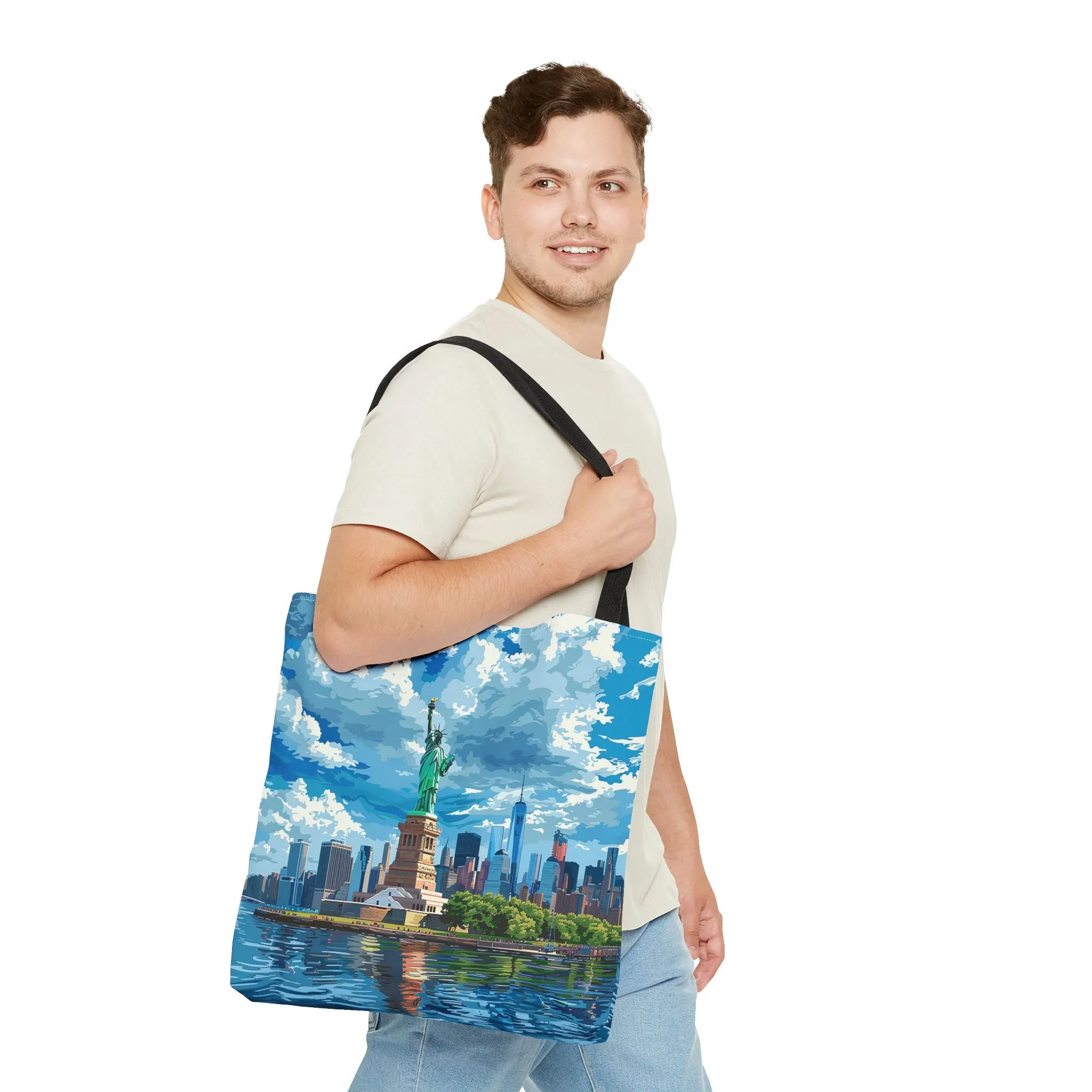 Statue of Liberty Tote Bag - Carry the Spirit of Liberty, Wherever You Roam! Available in 3 sizes.