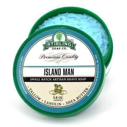 Stirling Island Man Shaving Soap - 164g (5.8oz) (Summer Seasonal)