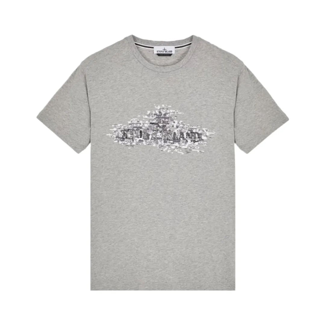 STONE ISLAND 65484 'STITCHES FOUR' PRINT TSHIRT