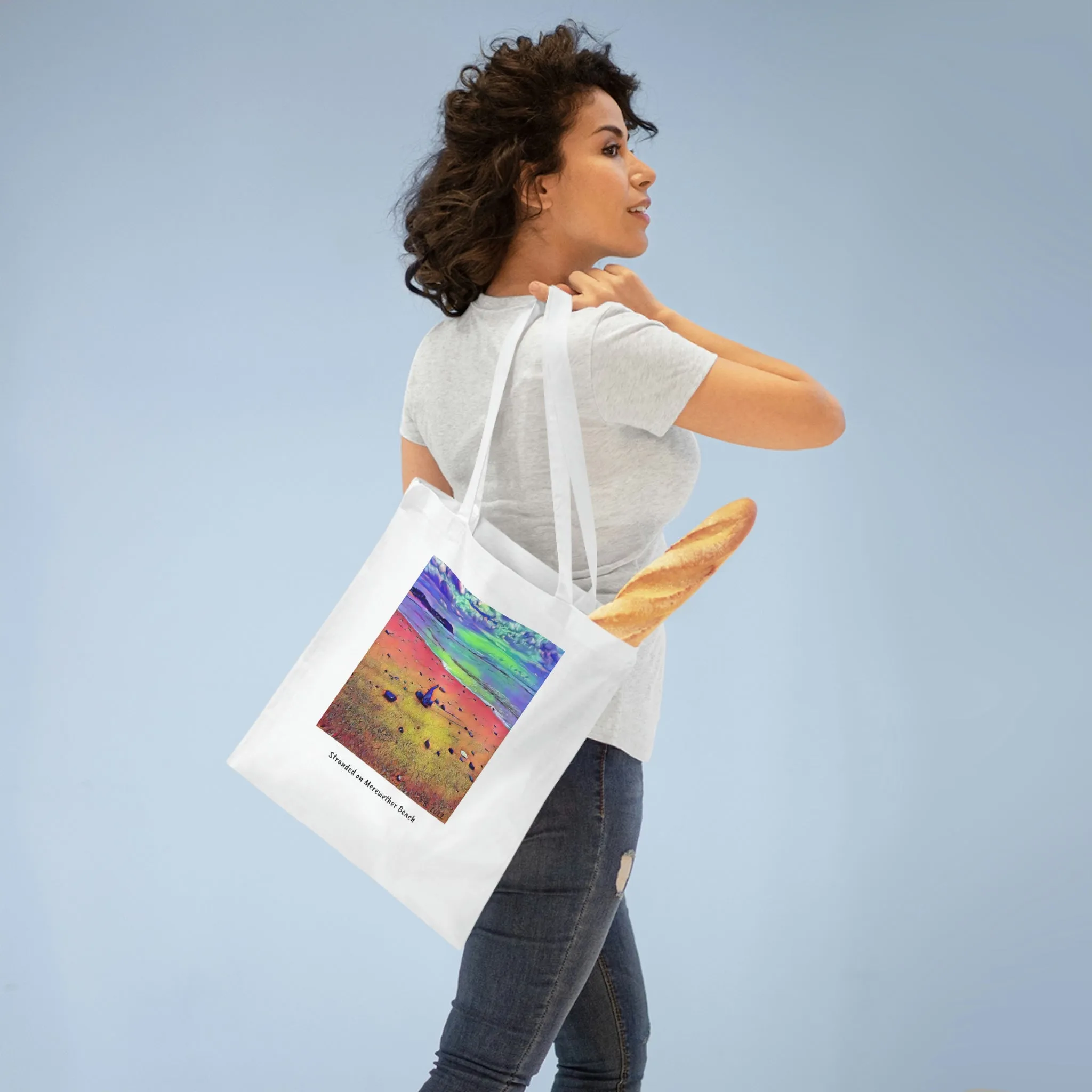 Stranded on Merewether Beach by D.B. Tote Bag