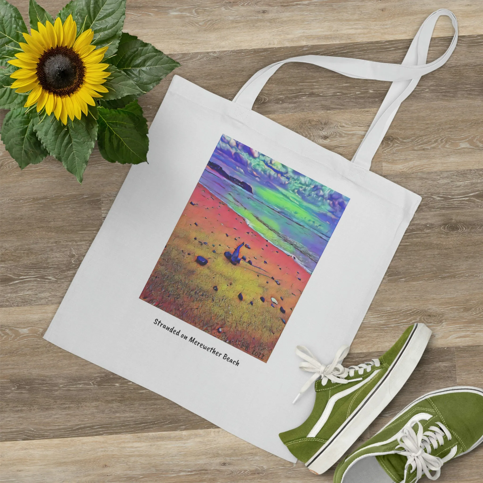 Stranded on Merewether Beach by D.B. Tote Bag