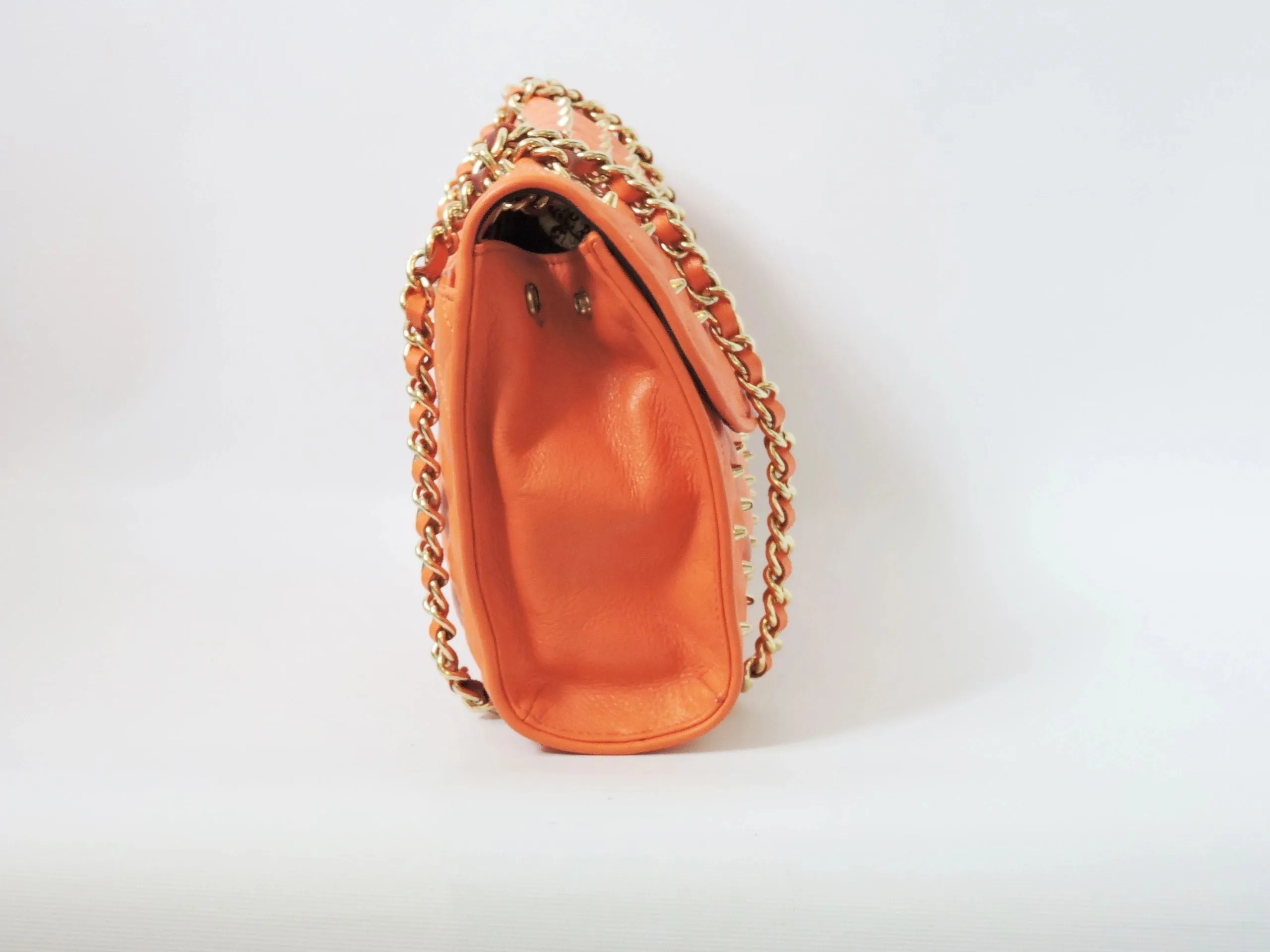 Studded Flap Shoulder Bag