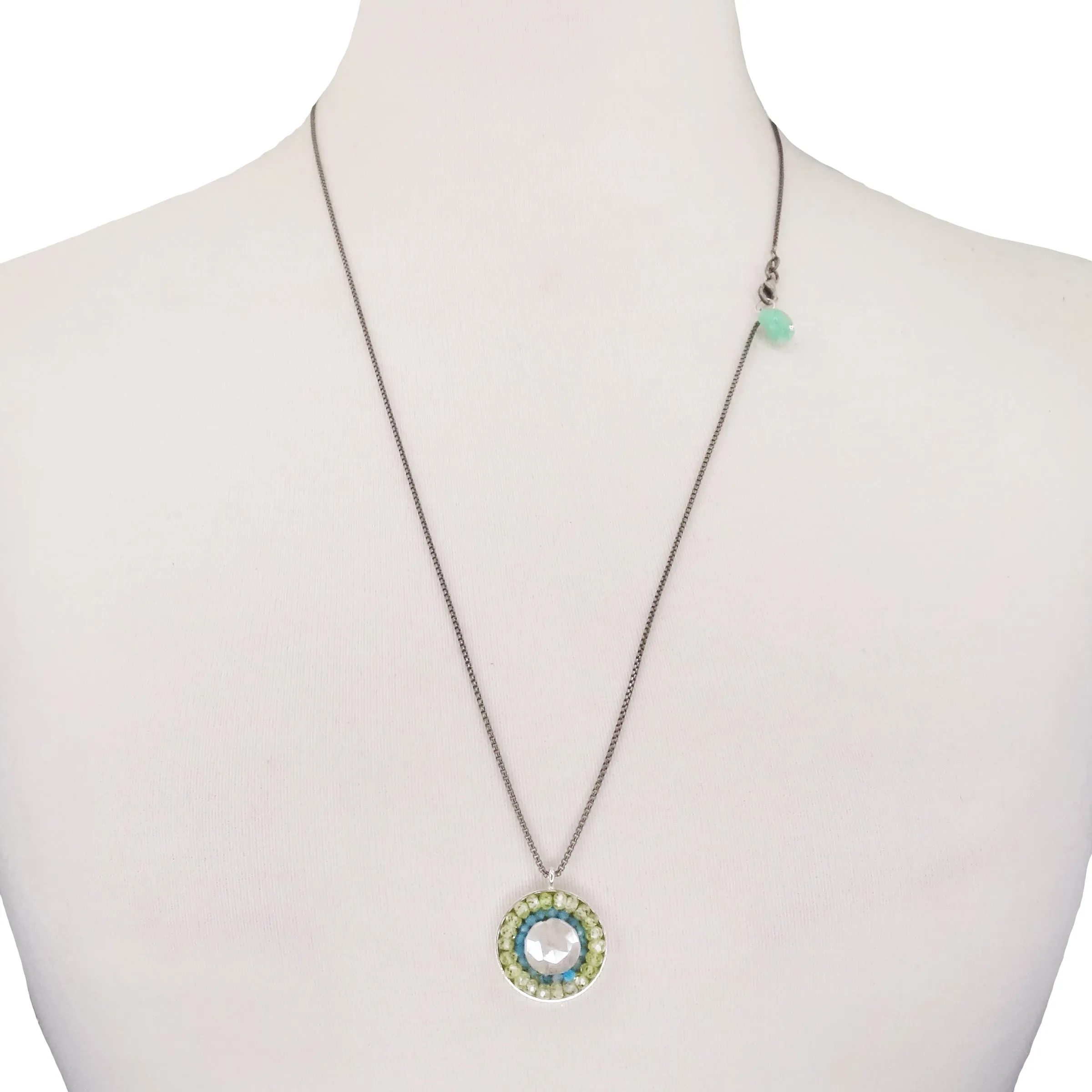 Summers in Chicago: aquamarine   prenite   opal mosaic