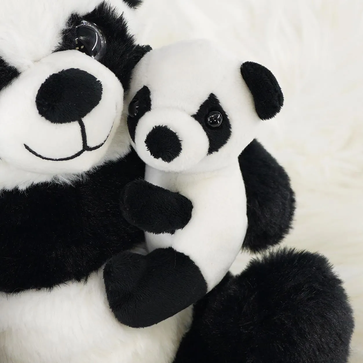 Super Soft Mommy & Baby Panda Plush Toy