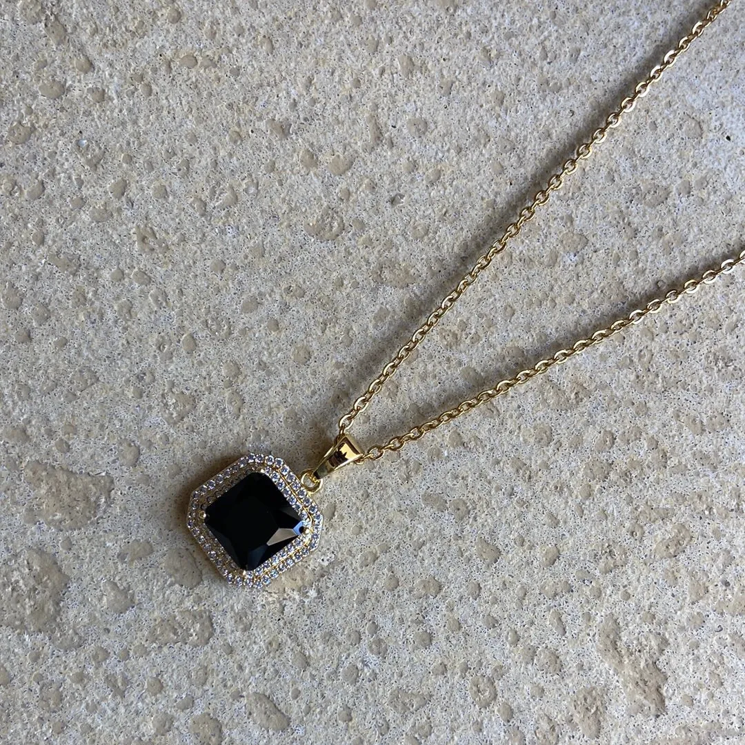 Synthetic Onyx Sparkly