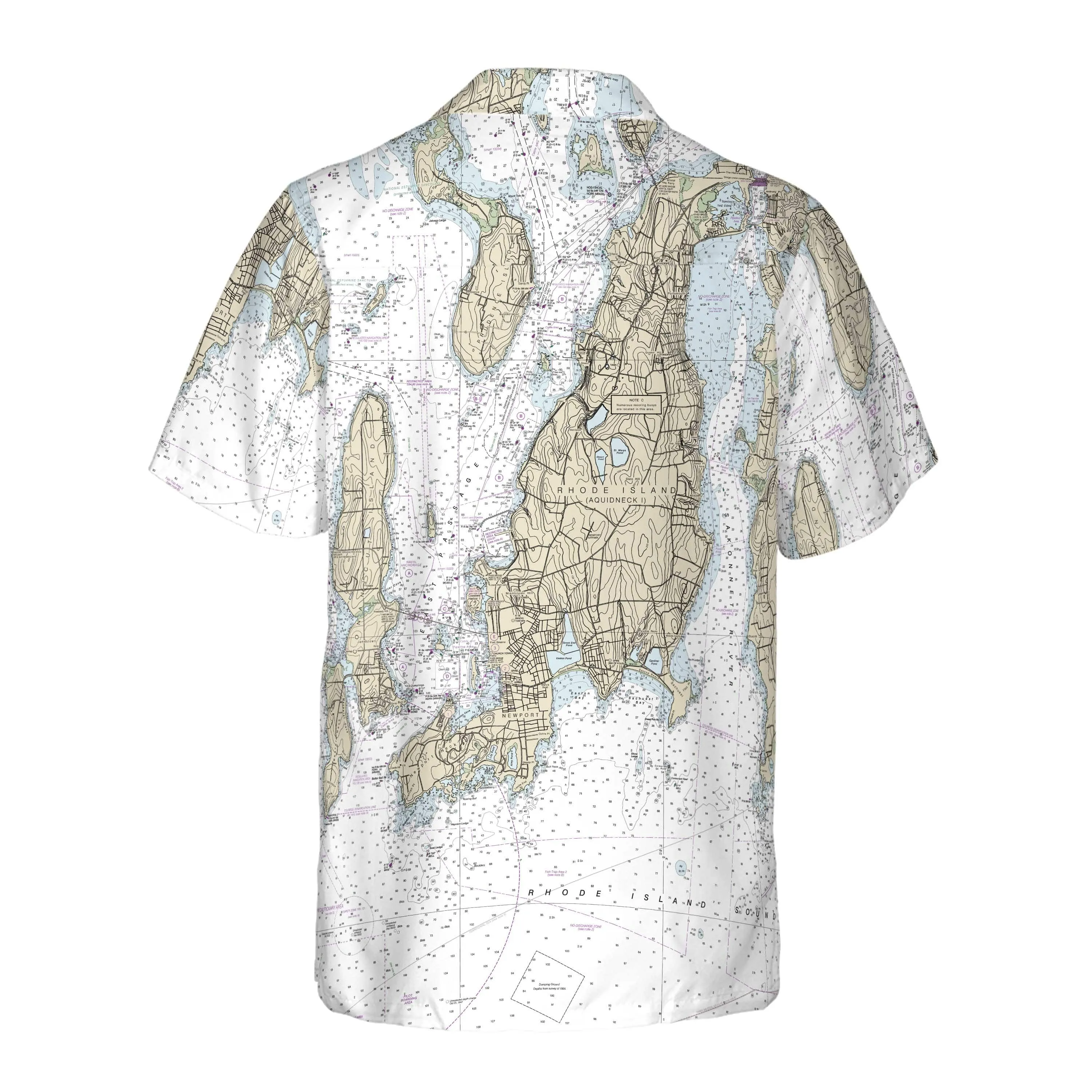 The Aquidneck Island Coconut Button Camp Shirt