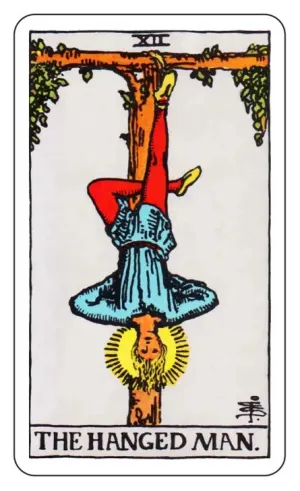 The Hanged Man Tarot Sticker