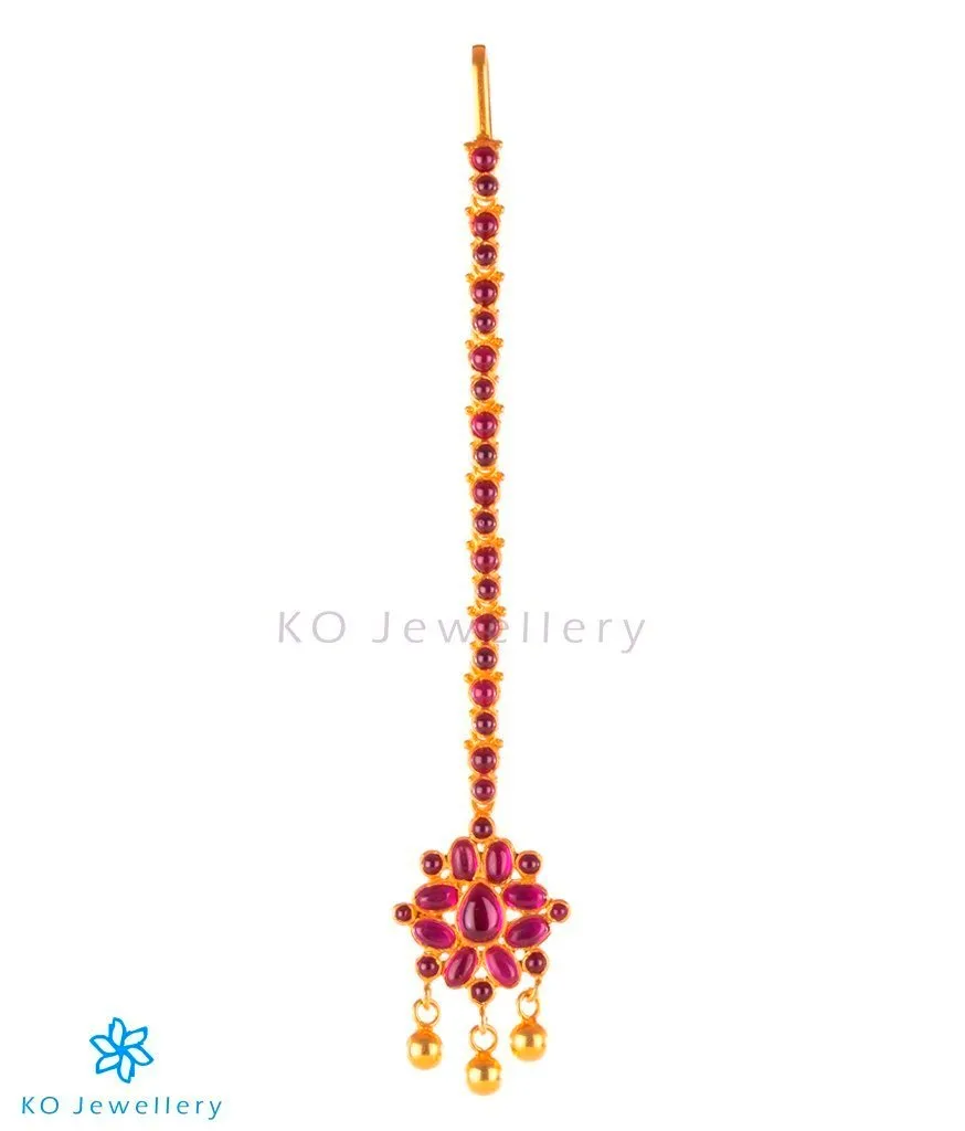 The Mallika Silver Maang Tikka