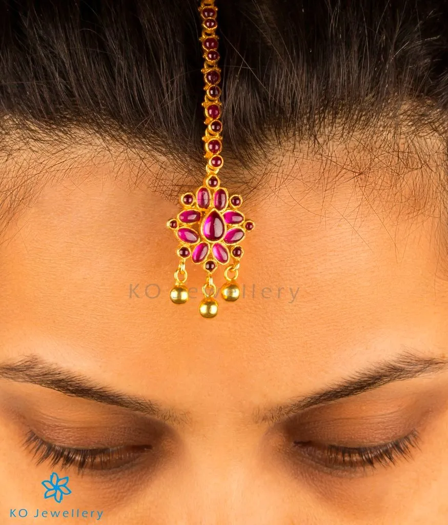 The Mallika Silver Maang Tikka