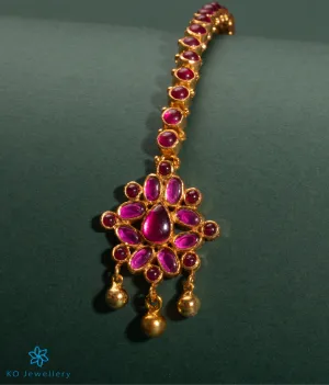 The Mallika Silver Maang Tikka
