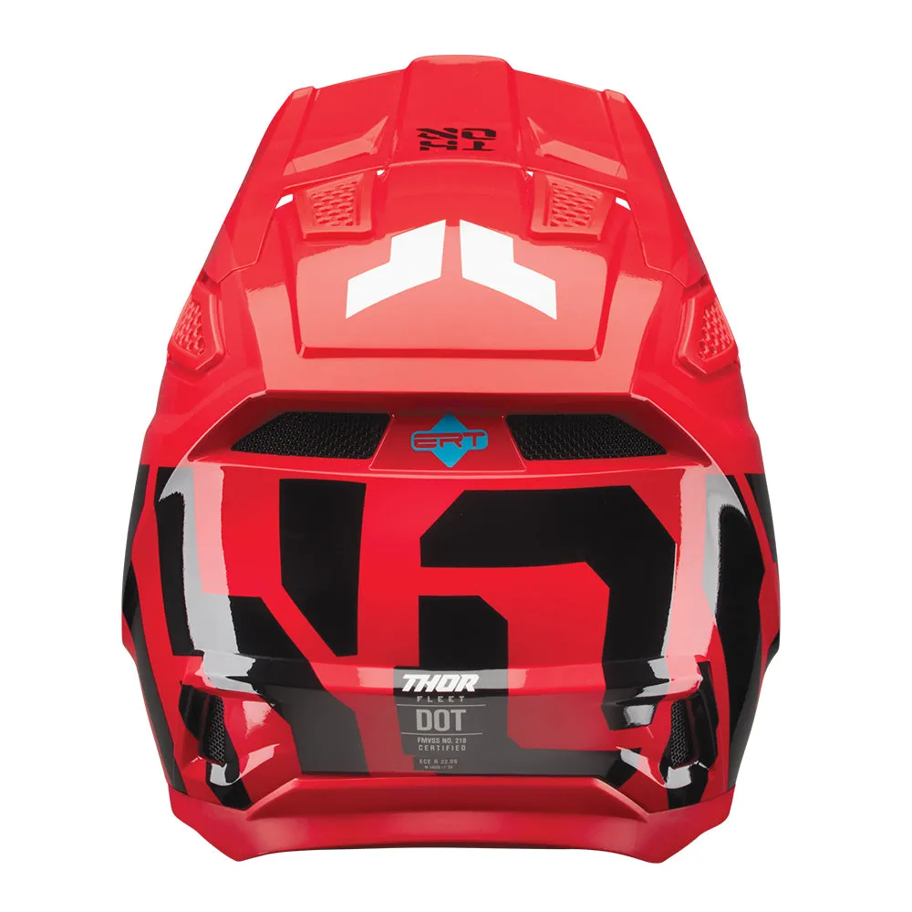 Thor Helmet Fleet Forge Red