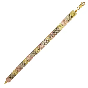 Tricolor Fancy Lady Bracelet (14K)