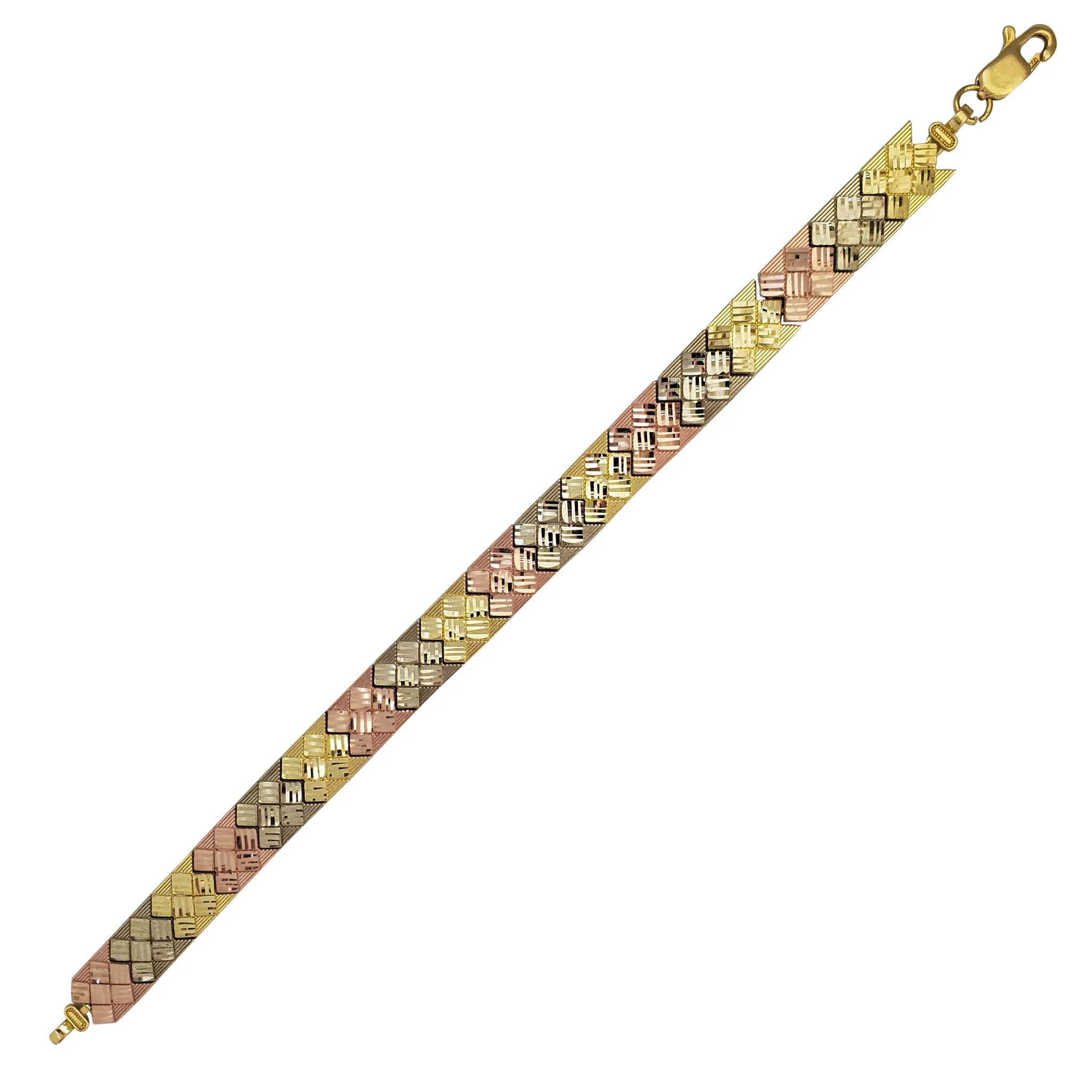 Tricolor Fancy Lady Bracelet (14K)