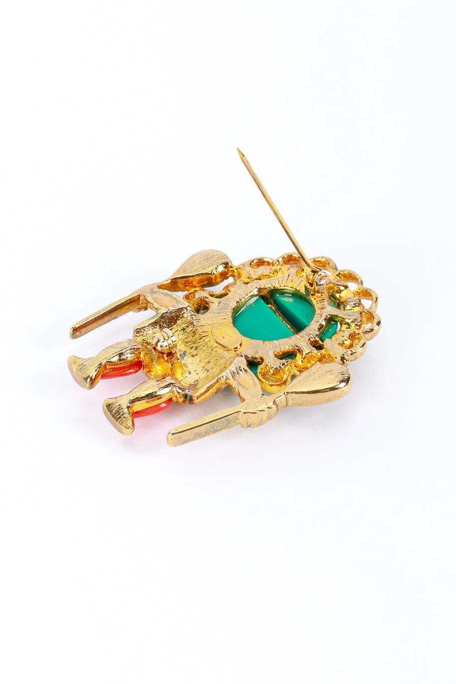 Turquoise Medicine Man Brooch