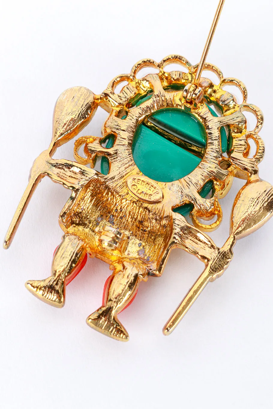 Turquoise Medicine Man Brooch