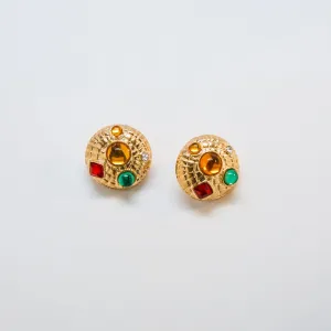 Vintage Bejeweled Earrings