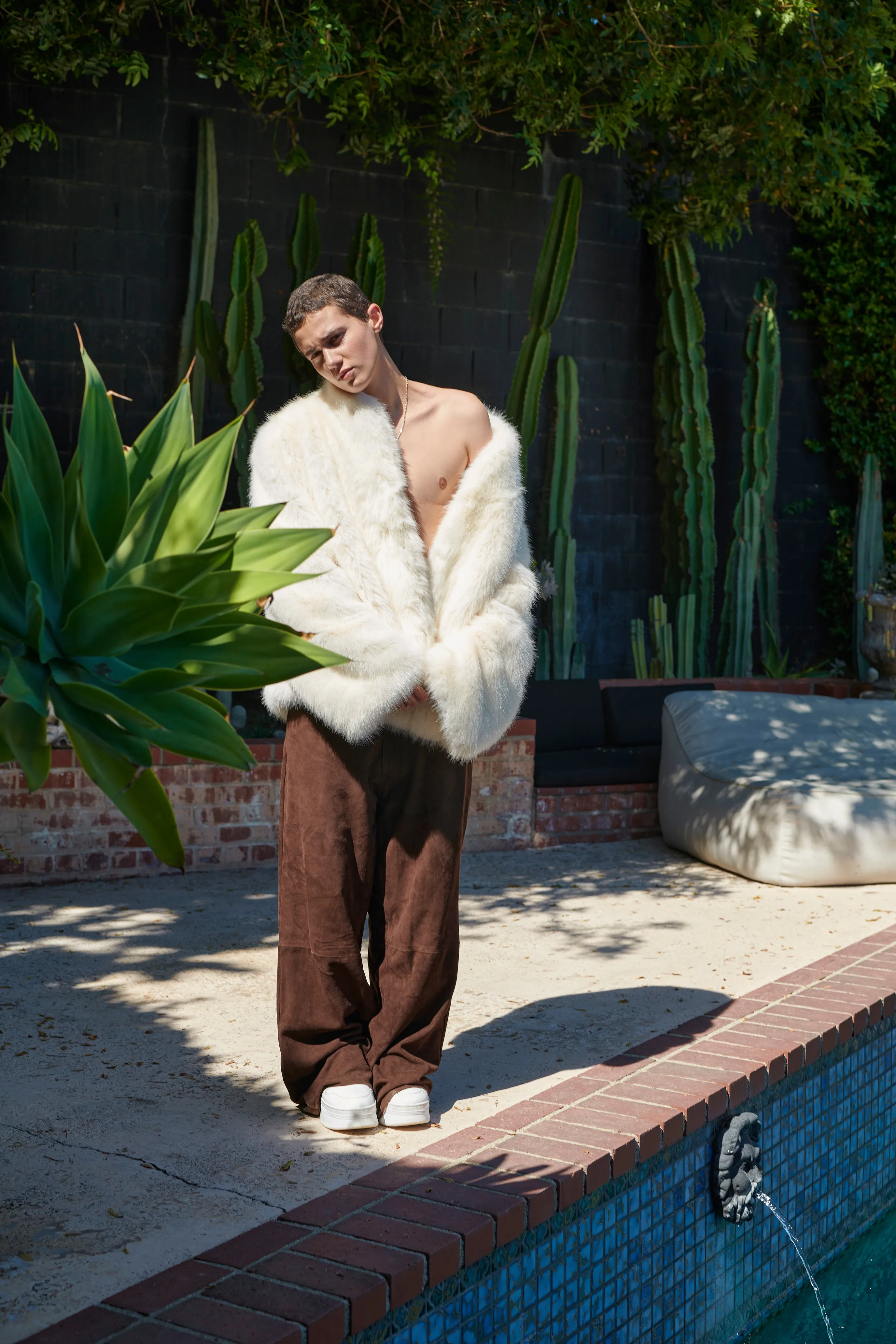 VIOLET GETTY - UNISEX FAUX FUR JACKET