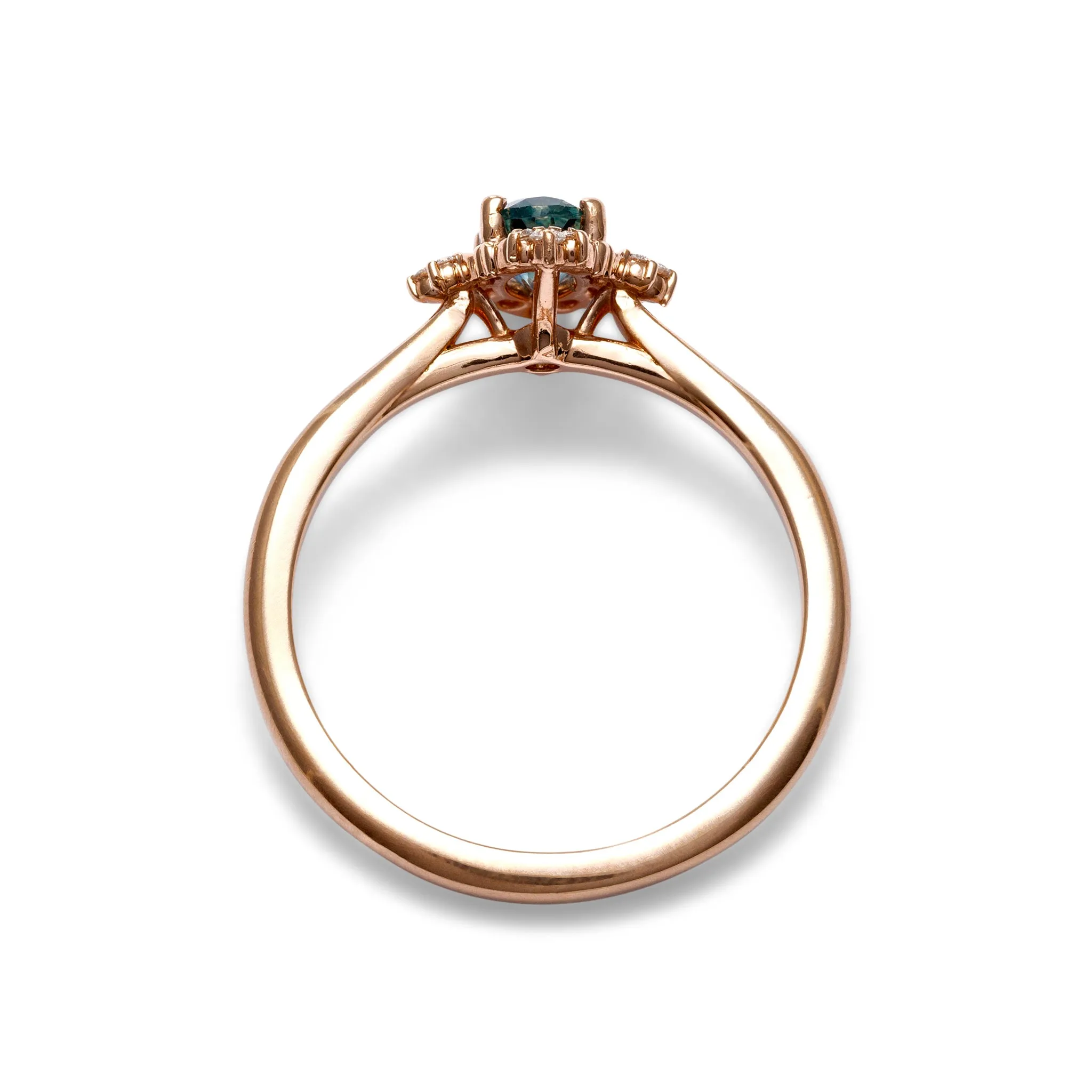 Vivian Montana Sapphire Engagement Ring