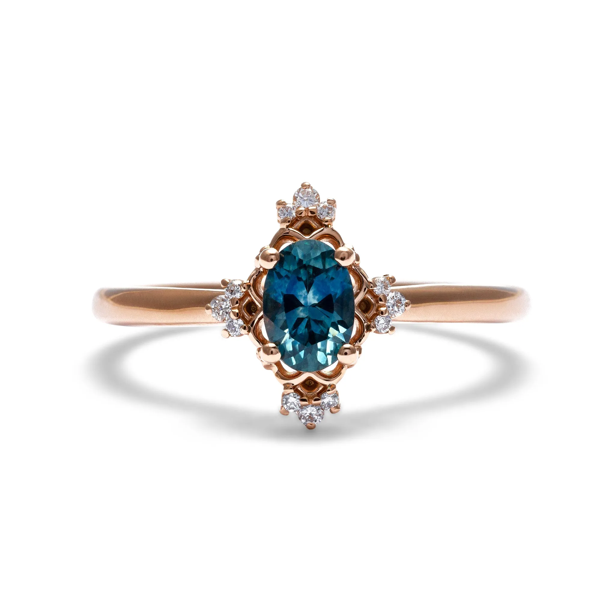 Vivian Montana Sapphire Engagement Ring
