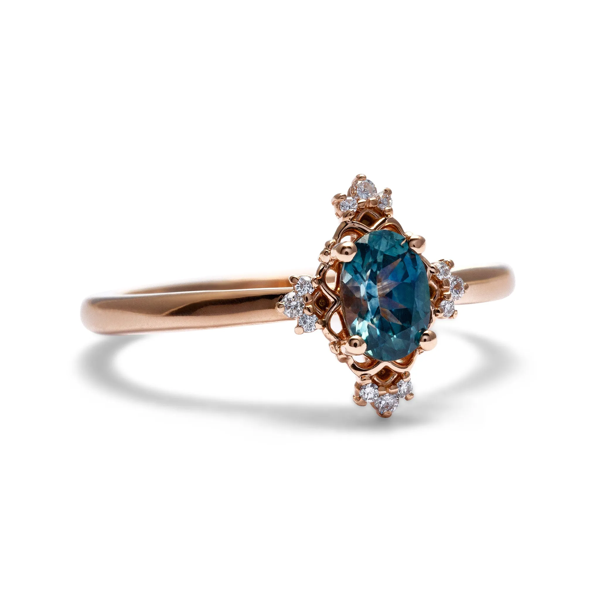 Vivian Montana Sapphire Engagement Ring