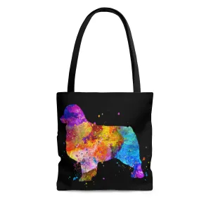 Watercolor  Australian Shepherd Tote Bag