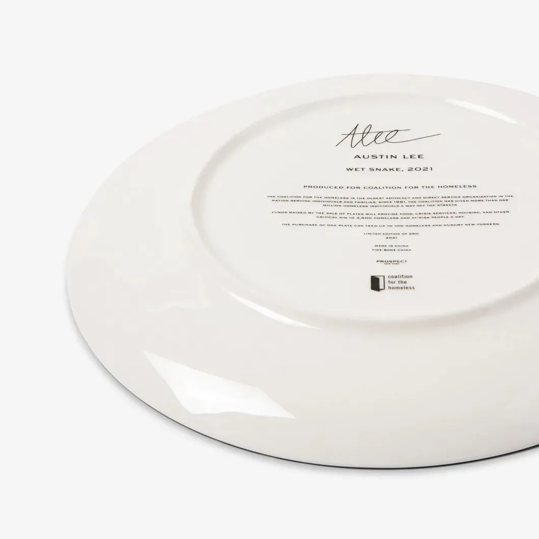 Wet Snake Ceramic Plate