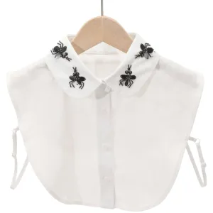 White Beaded Collar