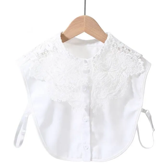White Lace Collar