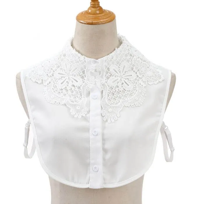 White Lace Collar