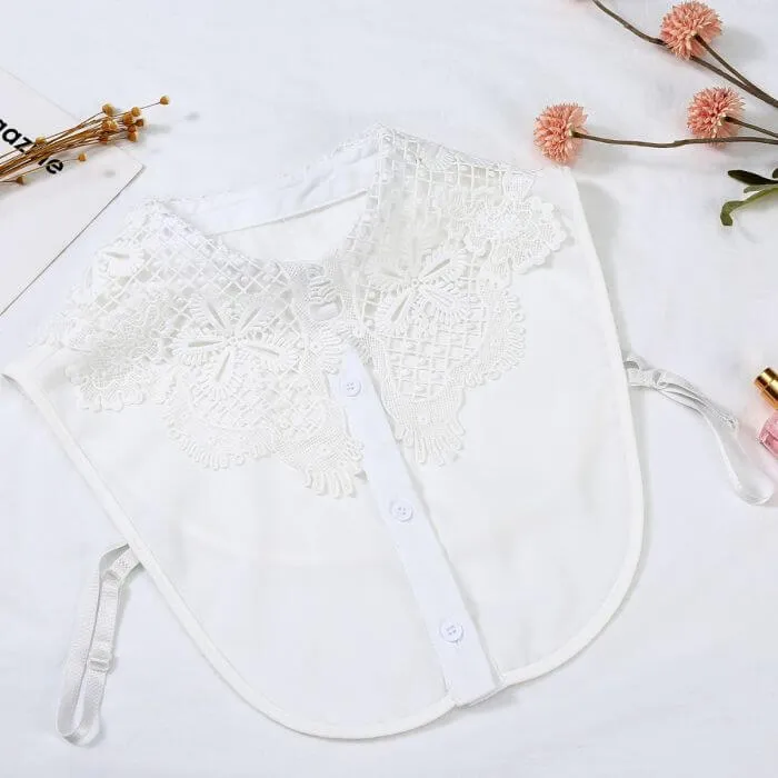 White Lace Collar