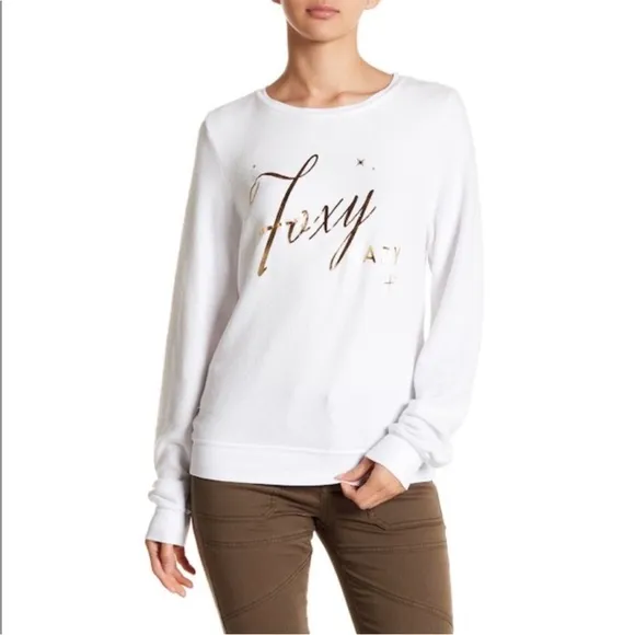 Wildfox Foxy Lady Baggy Beach Jumper